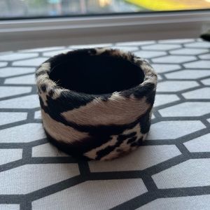 Brahmin - Large Printed Fur Bangle